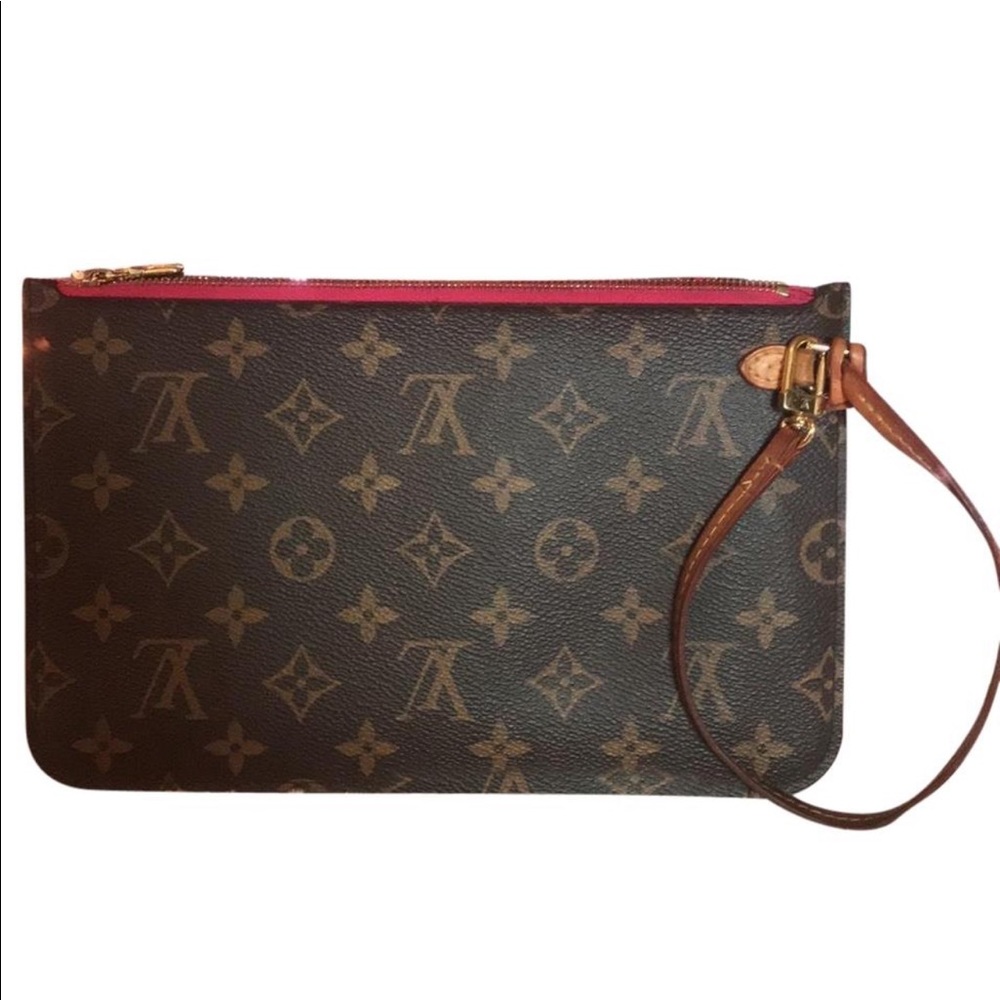 Louis Vuitton Pivoine Pochette Wristlet Clutch - Picture 1 of 8
